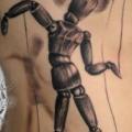 Seite Marionette tattoo von Andreart Tattoo