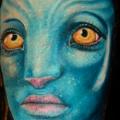 tatuaje Brazo Fantasy Avatar por Art Line Tattoo