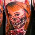 Arm Fantasie Krankenschwester tattoo von Art Line Tattoo