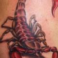 Schulter Realistische Skorpion tattoo von Art Line Tattoo