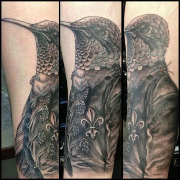 Fantasie Vogel Tattoo von Tin Tin Tattoos