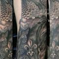 tatuaje Fantasy Pájaro por Tin Tin Tattoos
