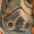 tatuaje Fantasy Pie Star Wars por Grimmy 3D Tattoo