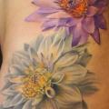 tatuaje Flor Lado por Grimmy 3D Tattoo