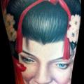 Japanese Geisha tattoo by Tatuajes Demon