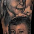 tatuaje Realista Niños por Tatuajes Demon