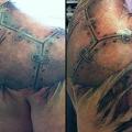 Schulter Biomechanisch tattoo von Immortal Ink