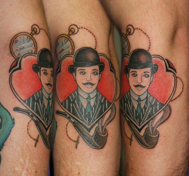 Tatuaje Brazo Old School Hombres por Archive Tattoo