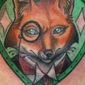 Fantasie Herz Wolf tattoo von Archive Tattoo