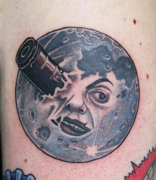 Tatuaż Księżyc przez Archive Tattoo