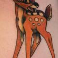 Fantasy Bambi tattoo by Left Hand Path
