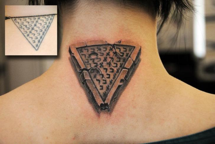 Any ideas to cover up this triangular thing As minimalist as possible   rFixedTattoos