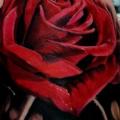 Arm Realistic Flower Rose tattoo by Matt Jordan Tattoo