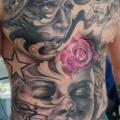 Realistische Brust Bauch tattoo von Matt Jordan Tattoo