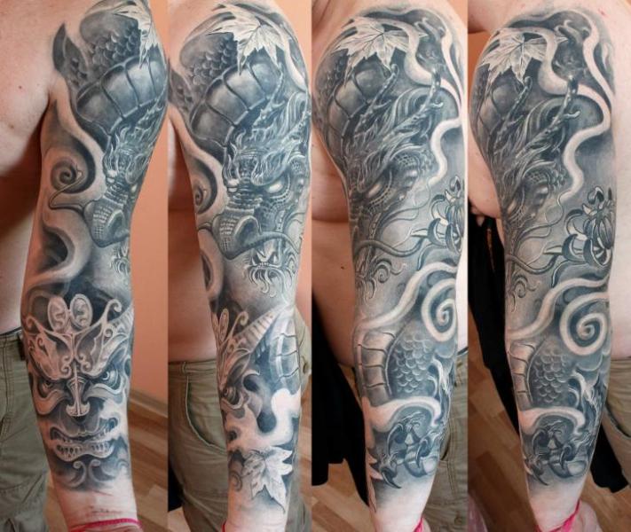 Arm Dragon Tattoo by Tattoo X
