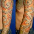 Chest 3d Sleeve tattoo by Tattoo X