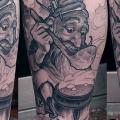 tatuaggio Fantasy Polpaccio Nano di Oleg Turyanskiy