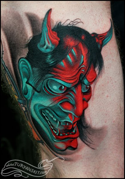 Tatuaggio Giapponesi Demoni di Oleg Turyanskiy