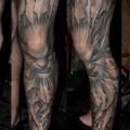 Fantasy Leg Demon tattoo by Dark Images Tattoo