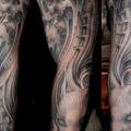 Fantasie Drachen Sleeve tattoo von Dark Images Tattoo