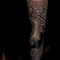 Arm Dotwork tattoo von Gerhard Wiesbeck