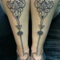 Fantasie Fuß Bein tattoo von Gerhard Wiesbeck