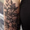 Arm Flower tattoo by Nemesis Tattoo
