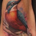 Realistic Foot Bird tattoo by Nemesis Tattoo