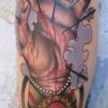 Arm Hand tattoo by Scapegoat Tattoo