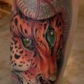 tatuaggio Braccio Serpente Tigre di Scapegoat Tattoo