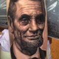 tatuaggio Braccio Realistici Lincoln di Steve Wimmer
