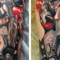 Fantasie Batman tattoo von Steve Wimmer