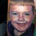tatuaje Realista Niños por Steve Wimmer