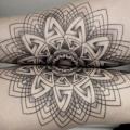 Arm Dotwork Geometric tattoo by Dots To Lines