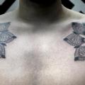 Shoulder Dotwork tattoo by Dots To Lines