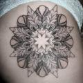 Side Dotwork tattoo by Dots To Lines