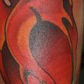 tatuaje Brazo Corazon por Seven Devils