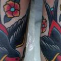 Arm Old School Sparrow tattoo by Seven Devils