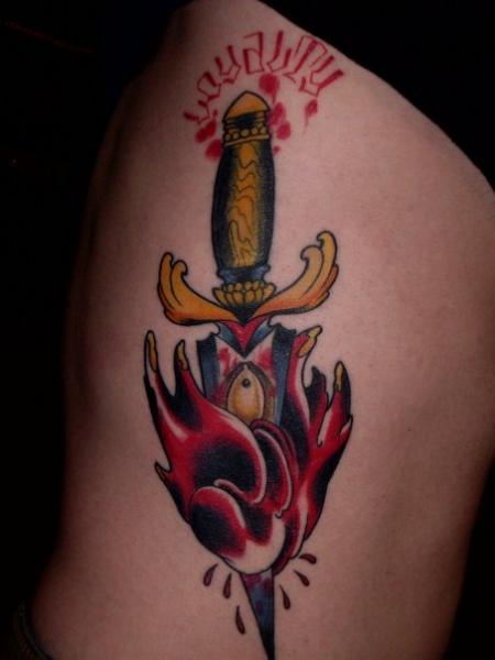 Tatuaż Sztylet przez Seven Devils