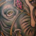 Elephant tattoo by Seven Devils