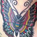 tatuaje New School Mariposa por Seven Devils