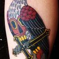 tatuaje Old School Águila por Seven Devils