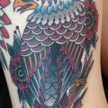 Old School Eagle tattoo by Seven Devils