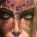 tatuaje Brazo Fantasy Mujer por Tattoo Ligans