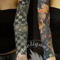 tatuaggio Braccio Manica di Tattoo Ligans