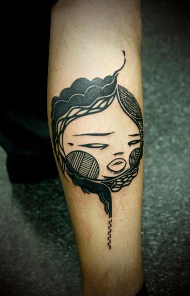 Tatuaje Brazo Luna por 2nd Face