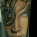 Arm Fantasie Uhr Frauen tattoo von 2nd Face
