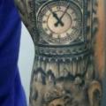 Realistic Big Ben Sleeve tattoo by 2nd Face
