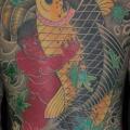 Japanische Rücken Karpfen Koi tattoo von Elektrik Revolver