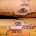 tatuaje Brazo Submarino por SW Tattoo